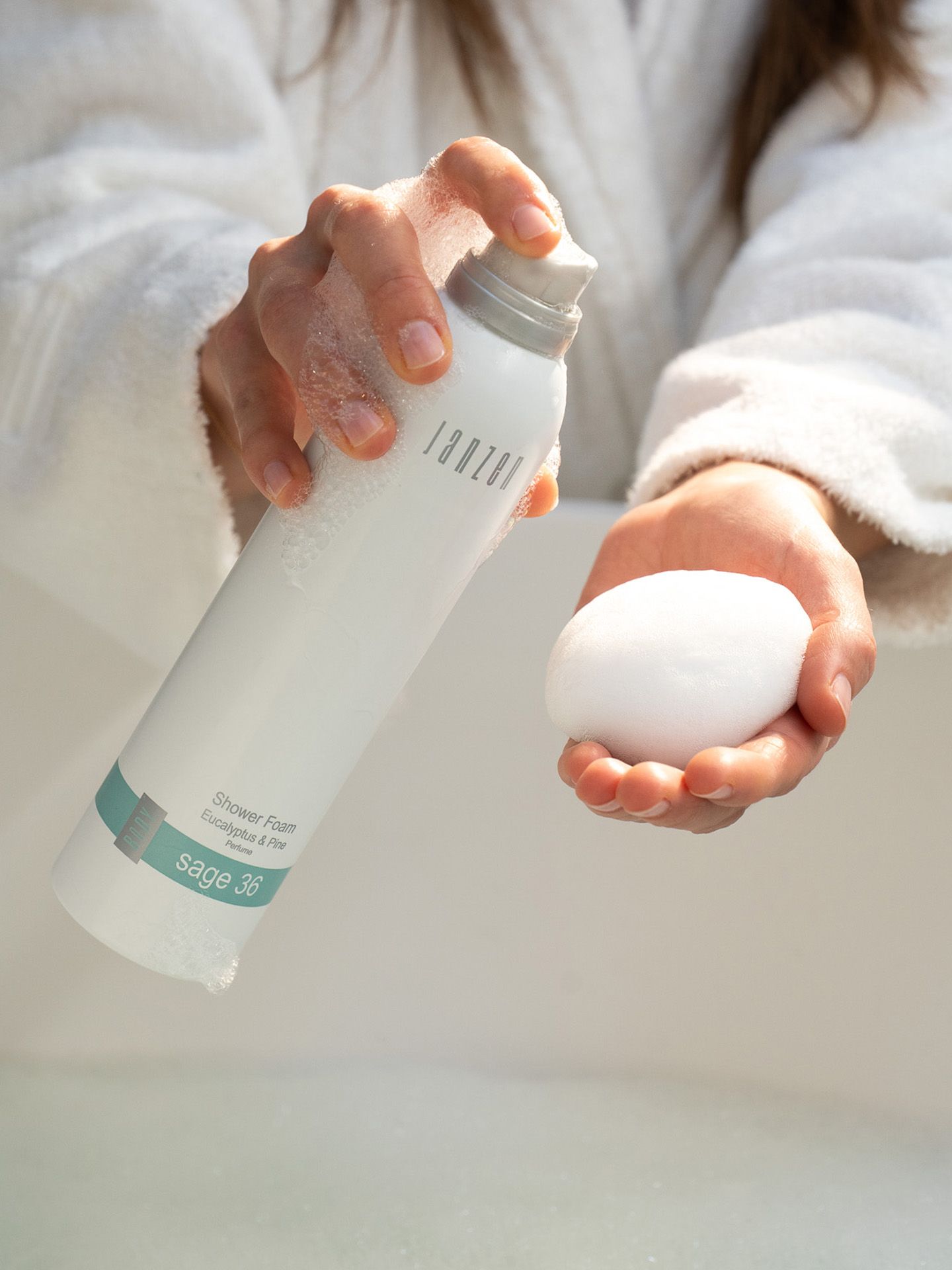 JANZEN Shower Foam  Blauw 00033825-1000