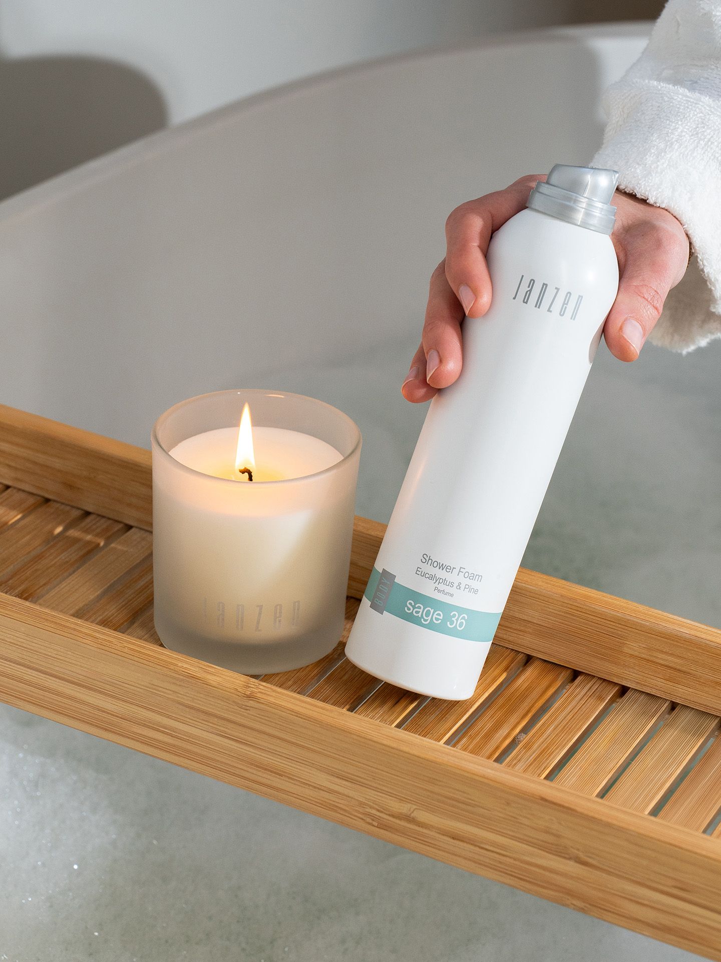 JANZEN Shower Foam  Blauw 00033825-1000