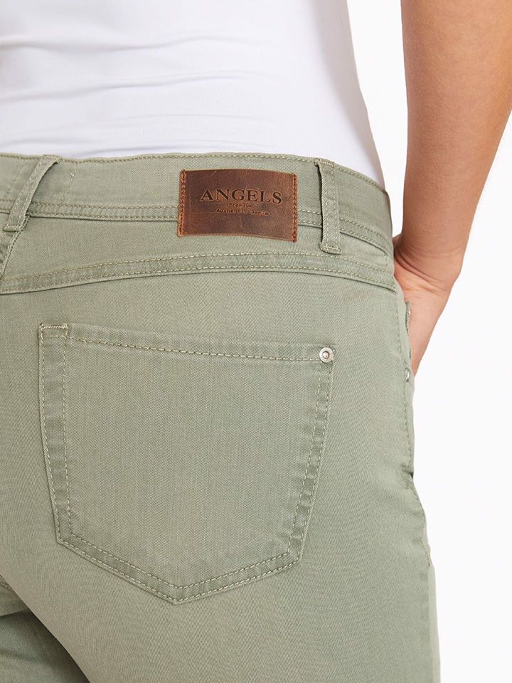 Angels Slim Fit Jeans Ornella 7/8 Groen 00072275-6100