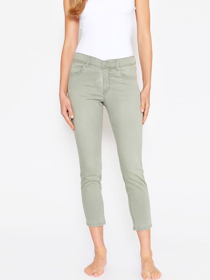 Angels Slim Fit Jeans Ornella 7/8 Groen 00072275-6100