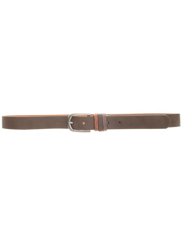 Schijvens mode Riem met glitter detail Taupe 00072289-5500