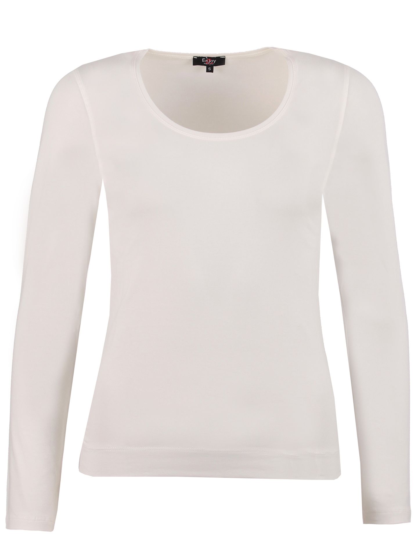 Enjoy Womenswear Enjoy T-shirt Effen Off white 00073109-5000