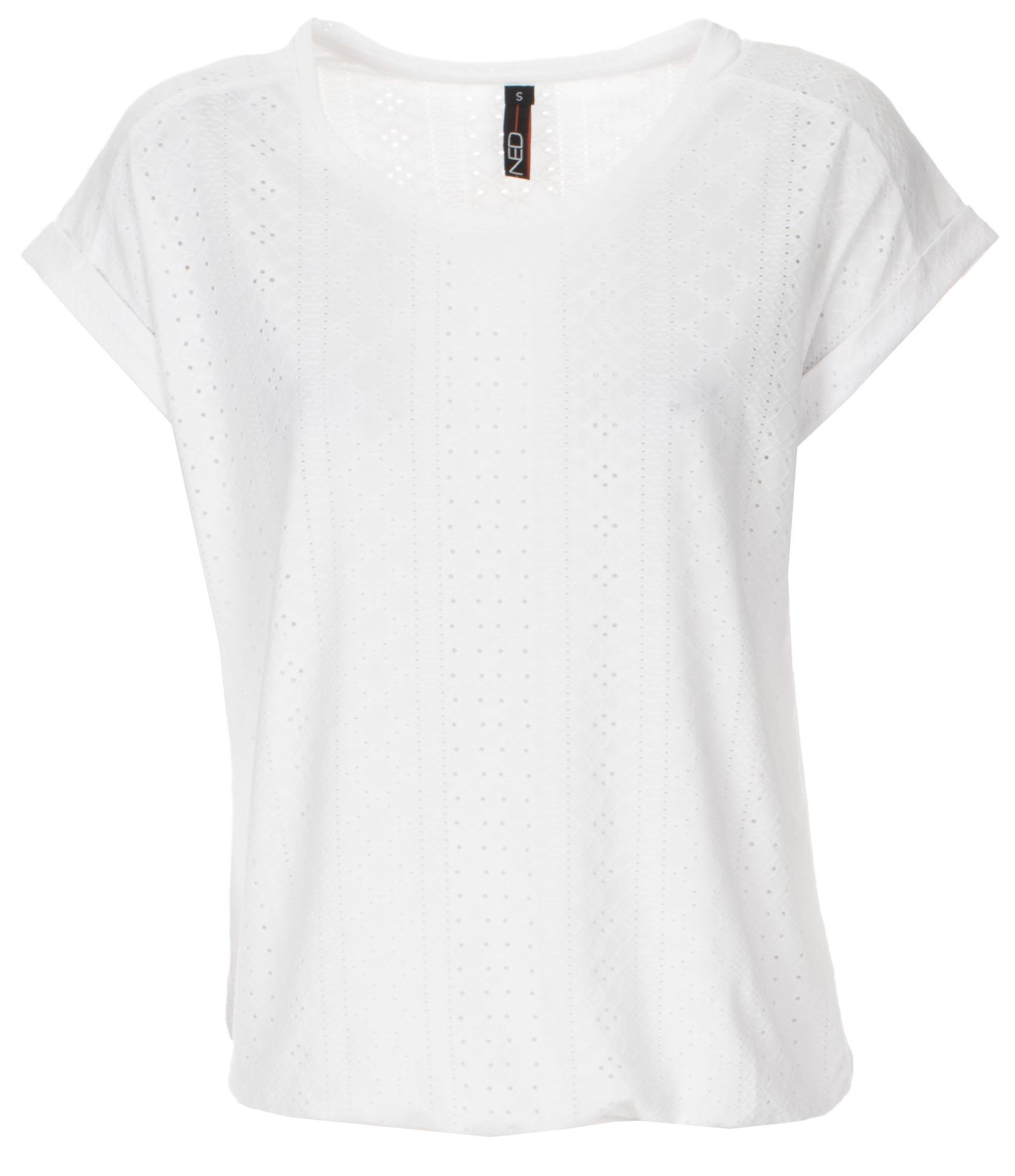 NED NED T-shirt Brisia Off white 2900062102026