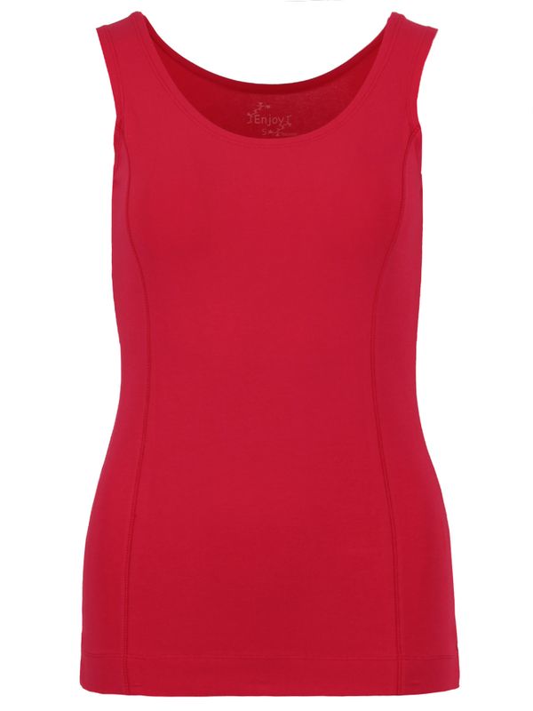 Enjoy Womenswear Top Uni Rood 2900080354049