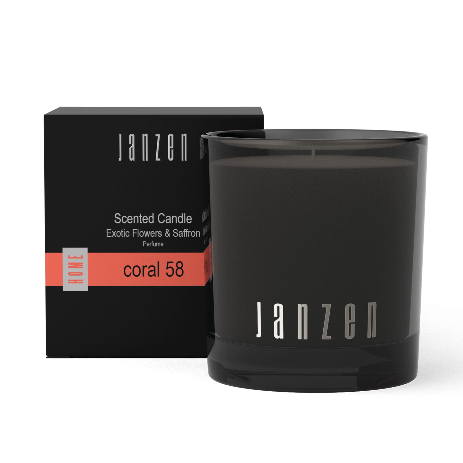 Janzen Scented Candle Black 22 Grijs 2900062988019