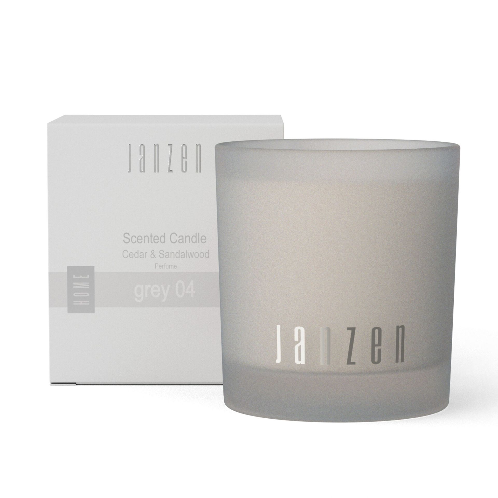 Janzen Scented Candle Black 22 Grijs 00073812-7300