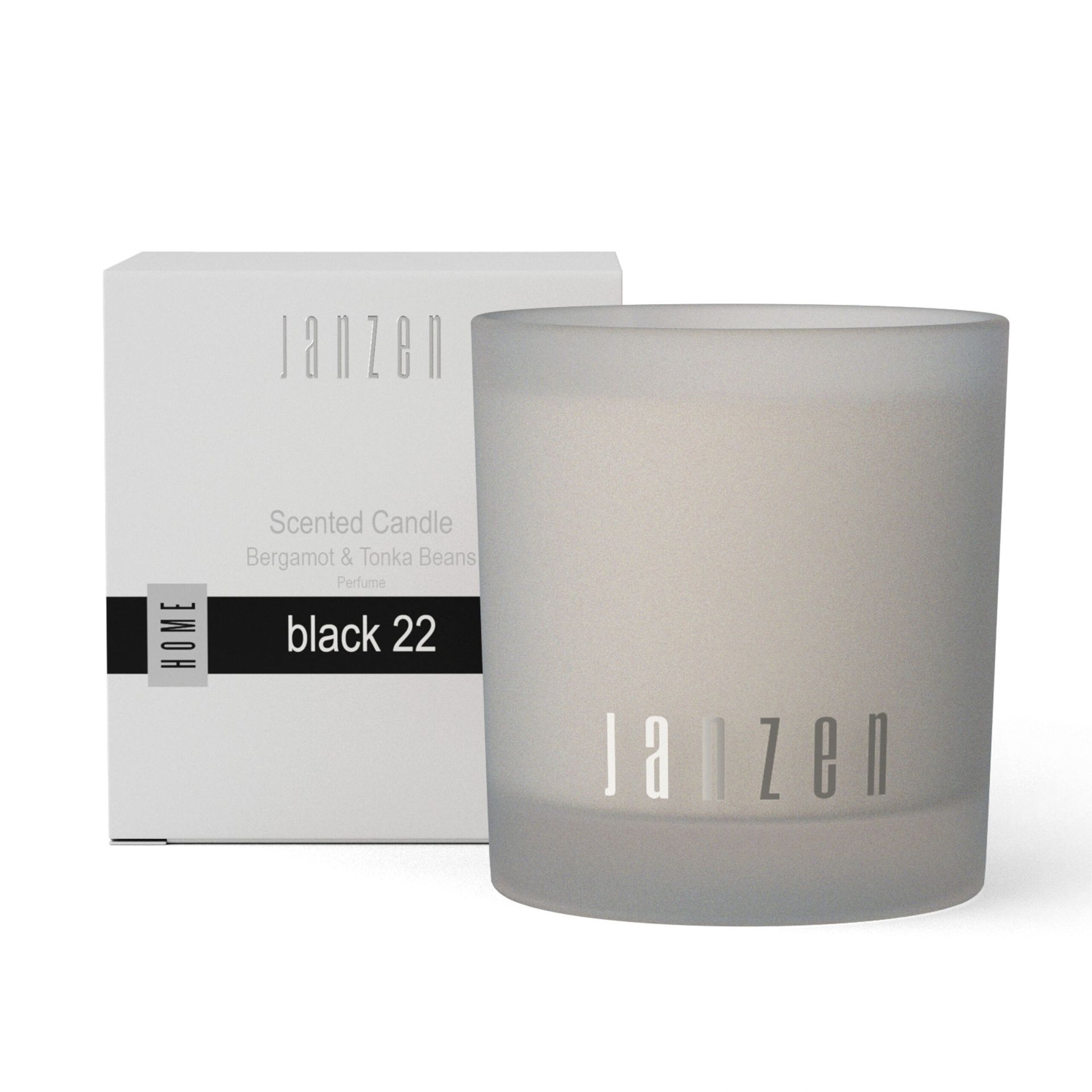 Janzen Scented Candle Black 22 Oranje 2900062992016