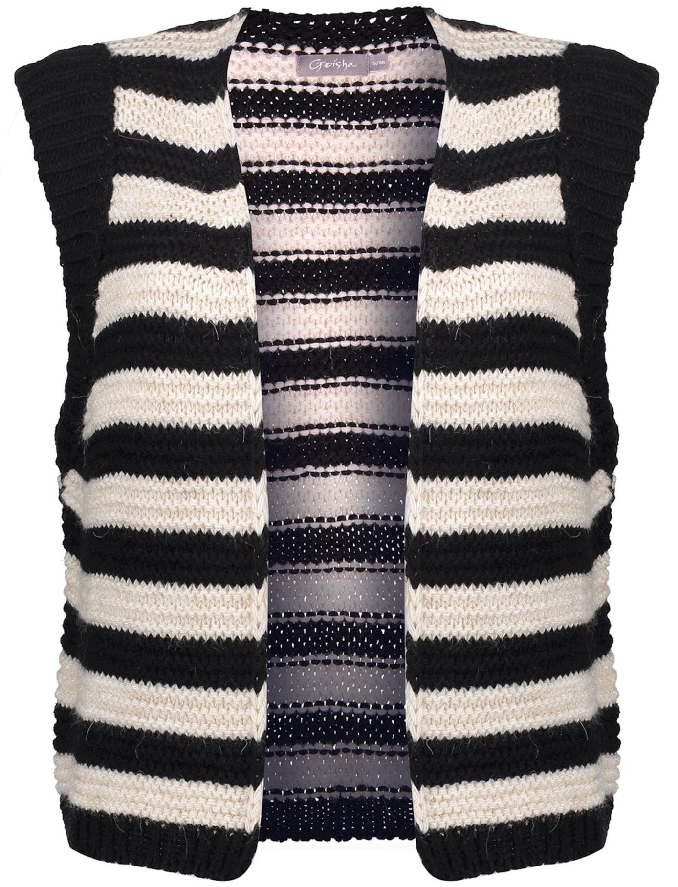 Geisha Geisha gilet Lena Zwart 00075451-7500