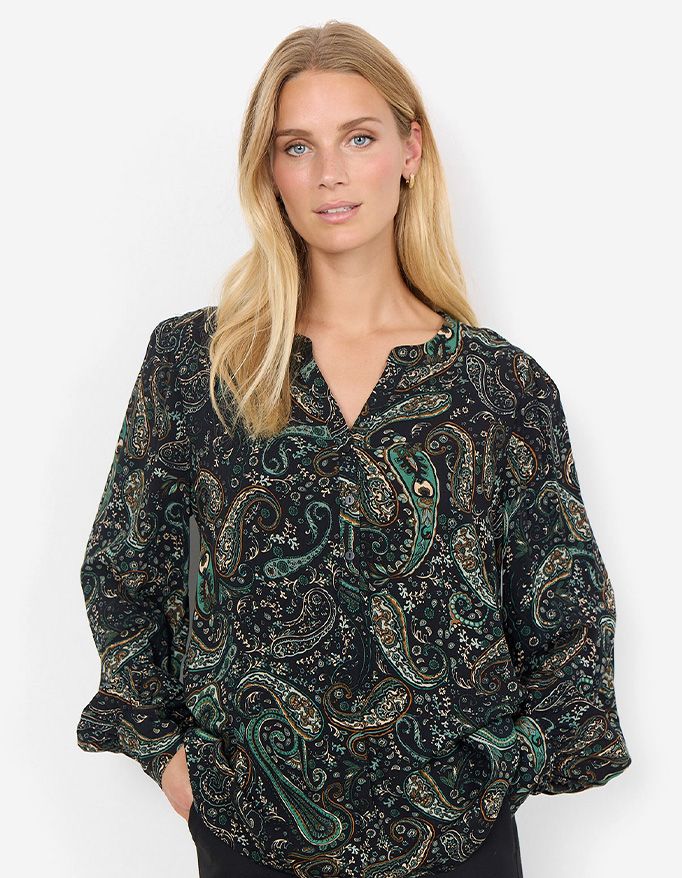 Soyaconcept Soyaconcept blouse Vica Groen 00075748-6500