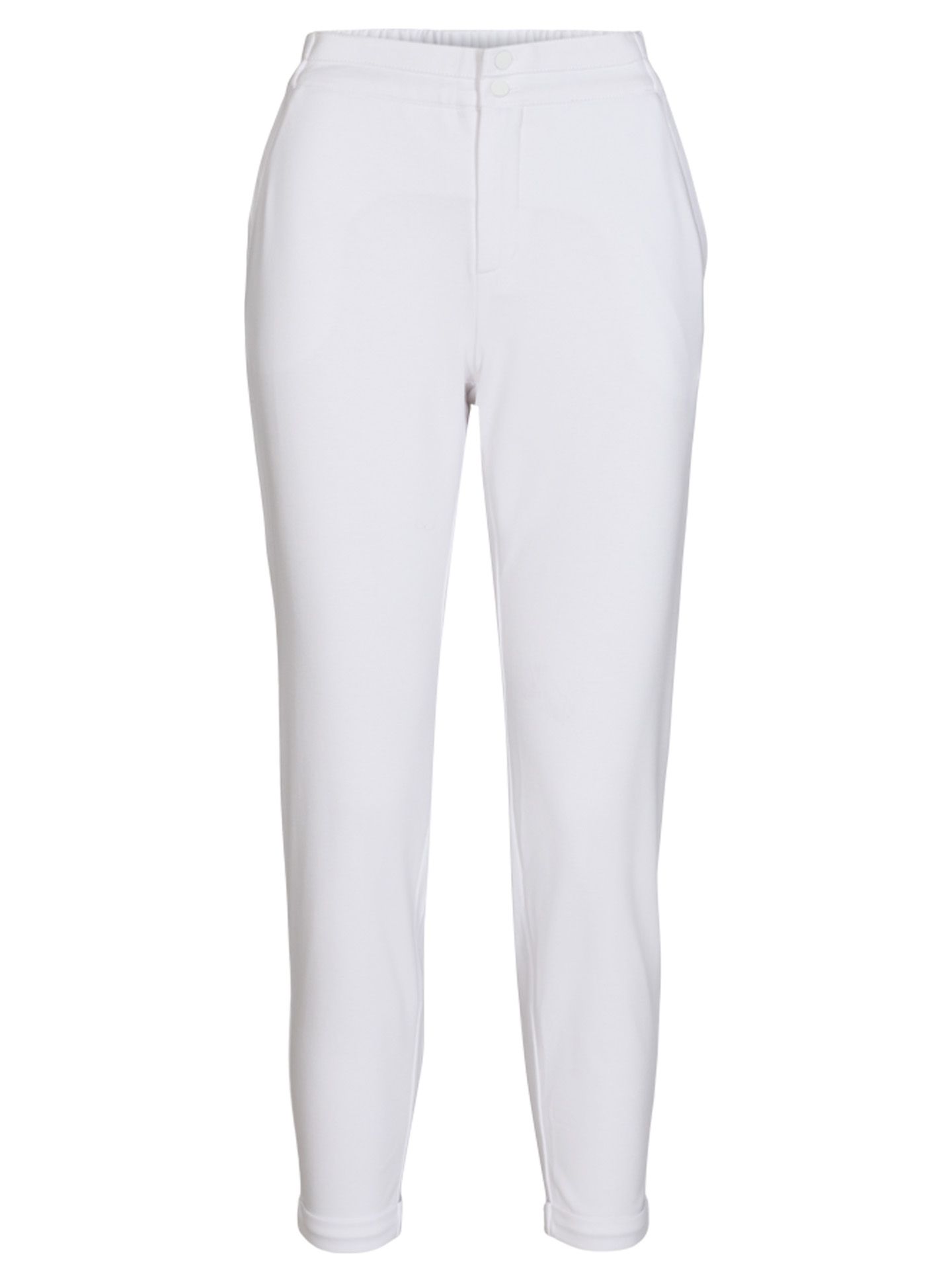 Freequent Slim Fit Broek Nanni Ankle Wit 00076060-7000