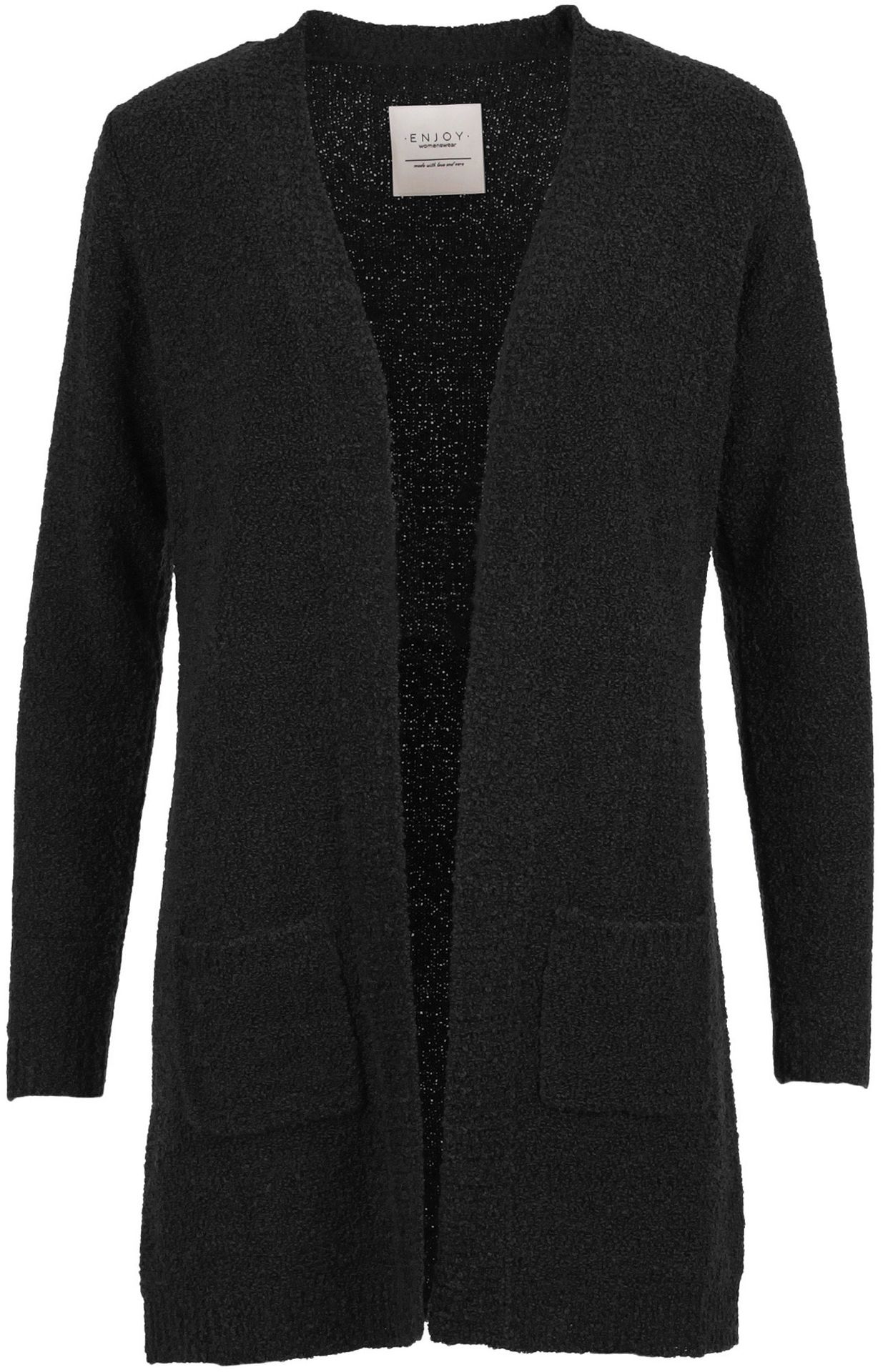 Enjoy Womenswear Vest Lang Zwart 00076257-7500
