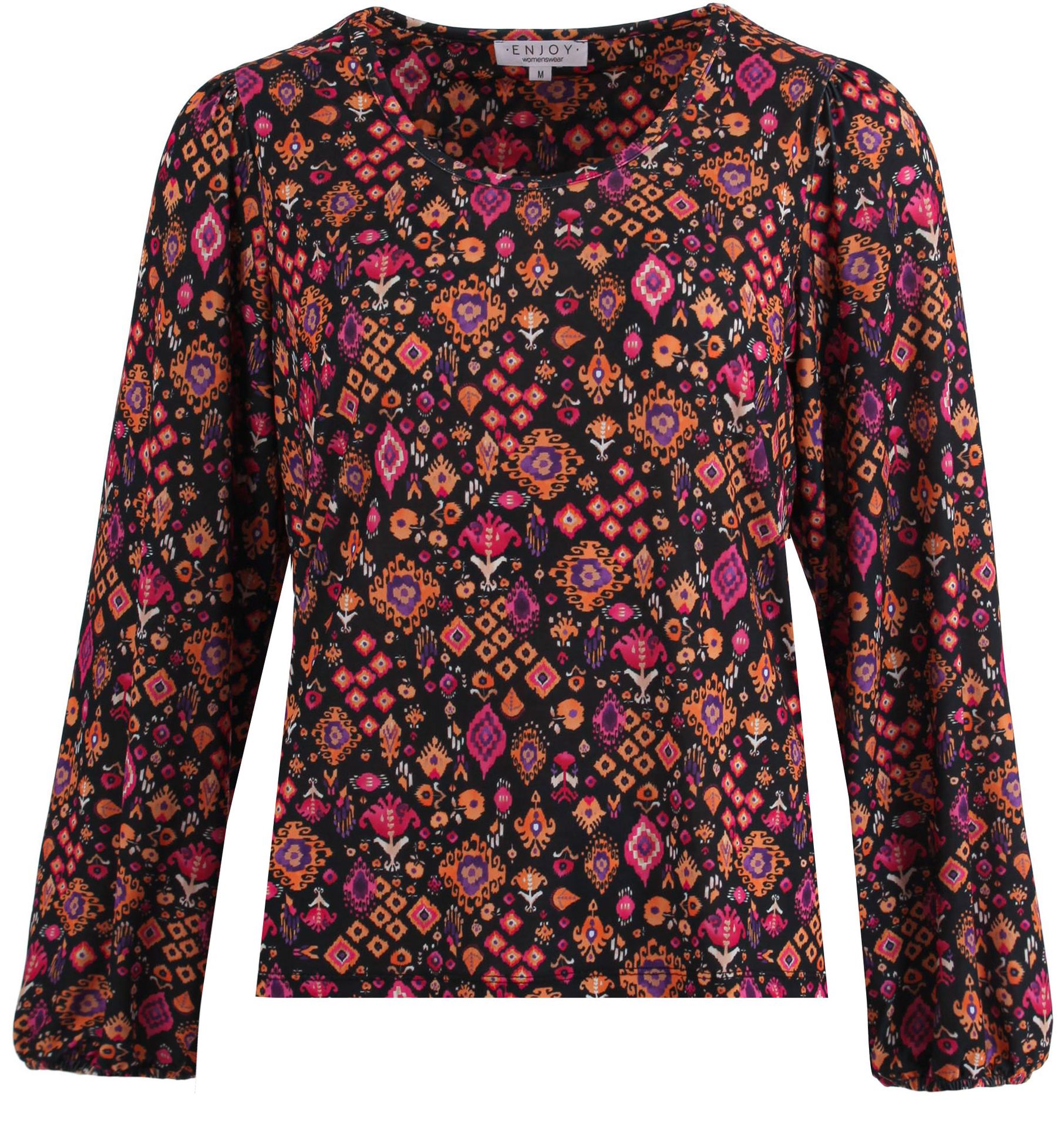 Enjoy Womenswear Enjoy shirt Puck Zwart 00076273-7500