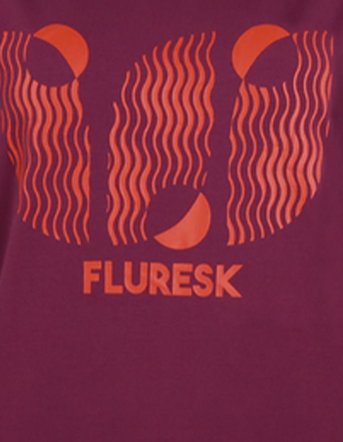 Fluresk T-shirt Kella Paars 00076311-4200