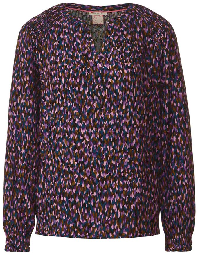 Street One Street One blouse met raglanmouwen Blauw 00076444-EKA00815000003564