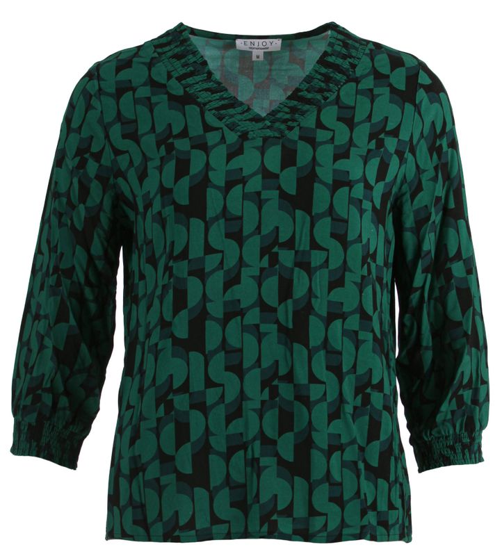 Enjoy Womenswear Enjoy blouse Nova Groen 2900068734023