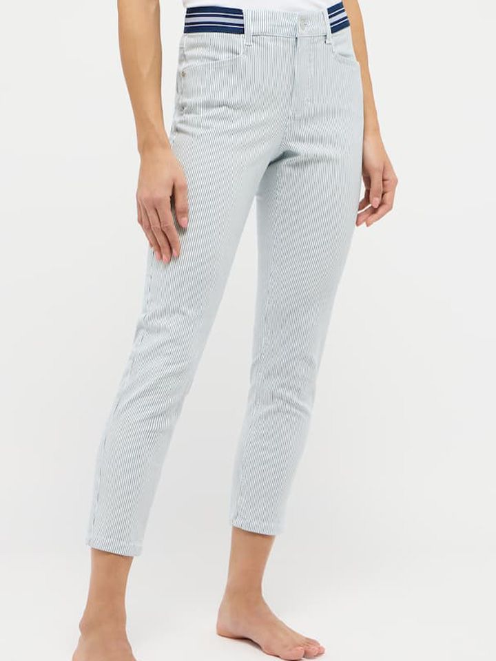 Angels Slim Fit Jeans Ornella 7/8 Blauw 00076659-1500