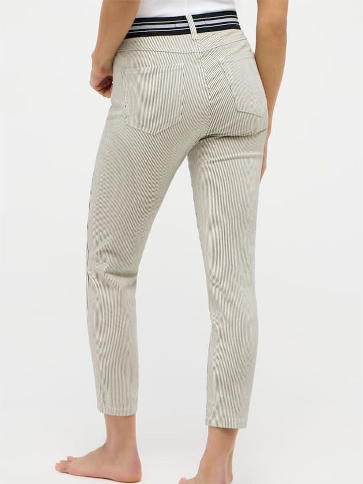 Angels Slim Fit Jeans Ornella 7/8 Zwart 00076659-7500