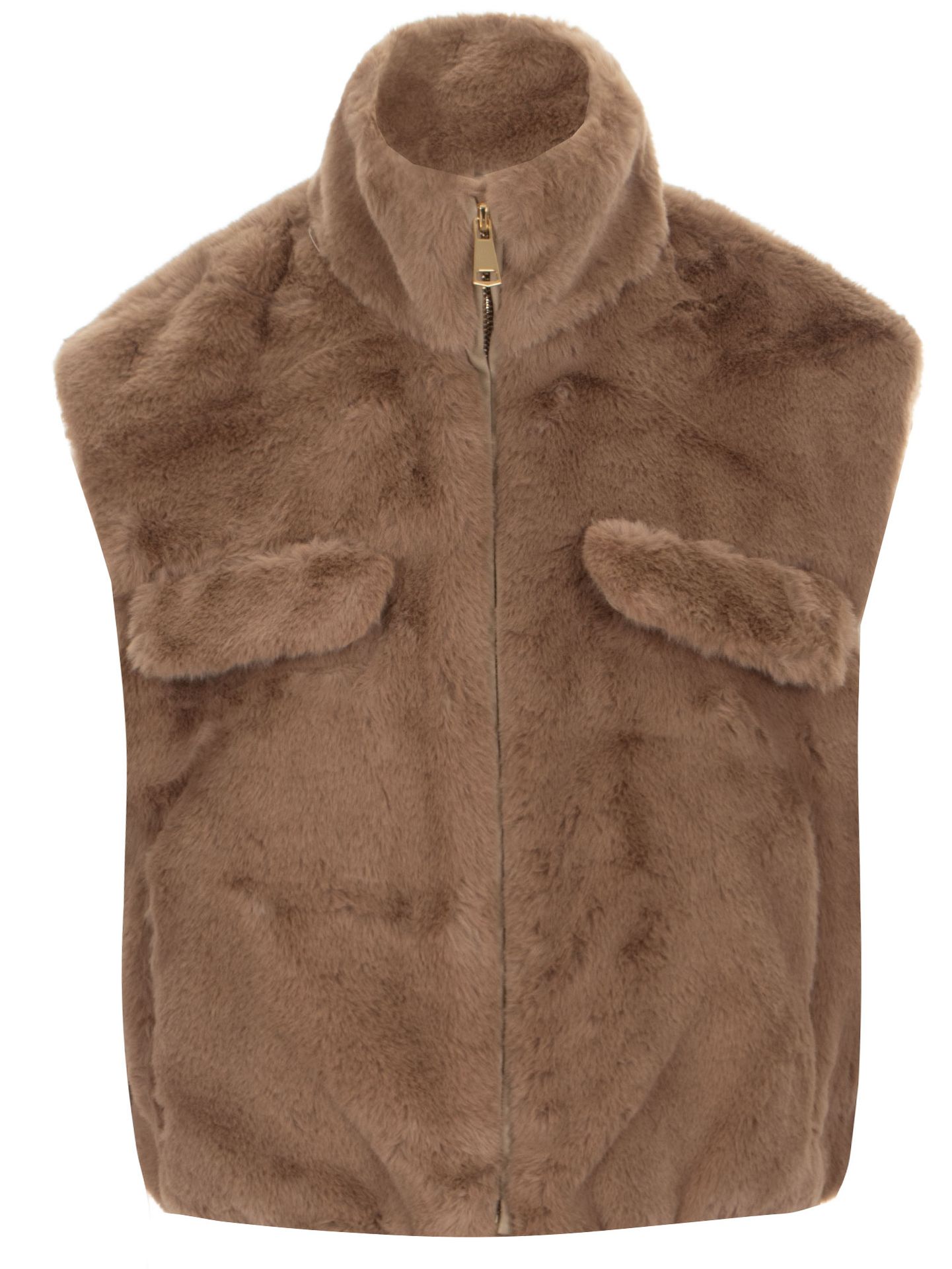 Schijvens mode Gilet Sarah Taupe 00076756-5500