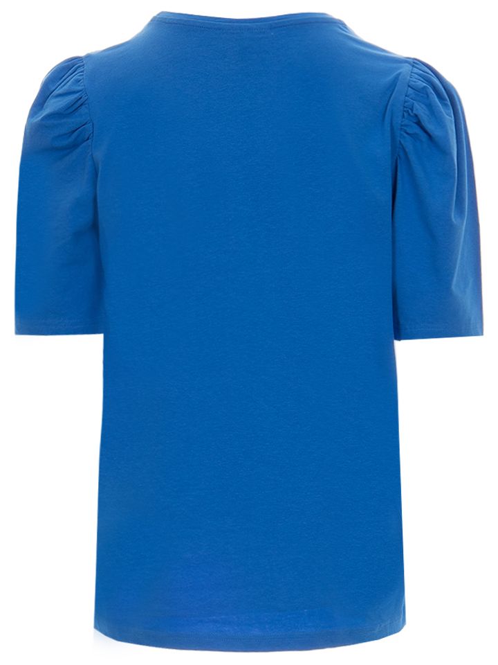 Freequent T-shirt Fenja Blauw 00077381-1600