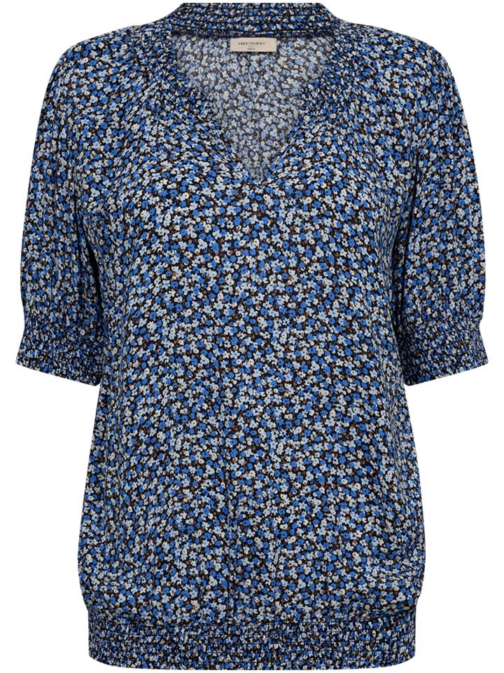 Freequent Blouse Adney Blauw 00077387-1600