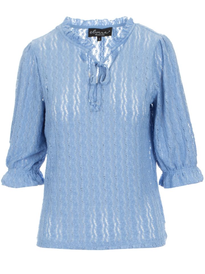 Elvira Collections blouse Lola Blauw 00077490-1360