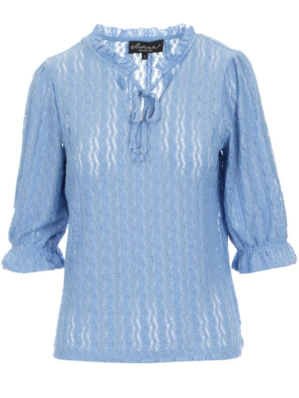 Elvira Collections blouse Lola Blauw 2900070249034
