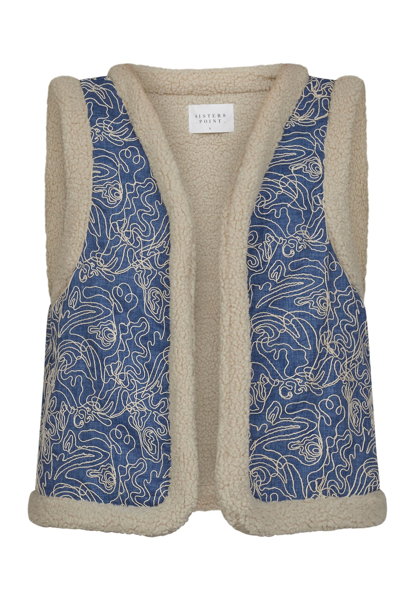 Sisters Point Gilet Debea Blauw 00078094-1350