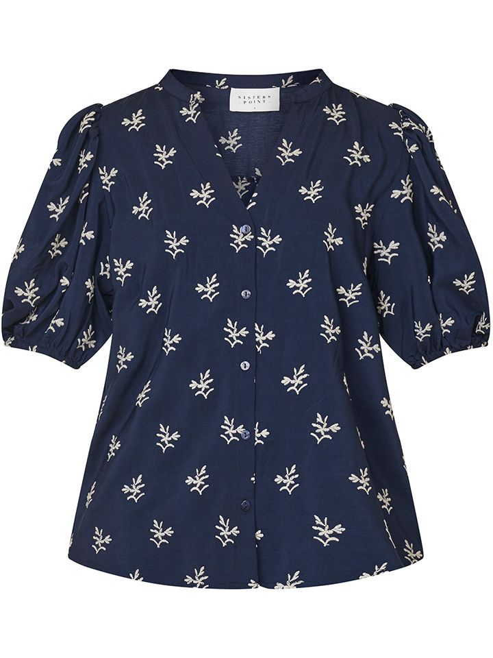 Sisters Point Blouse Varia Blauw 00078099-1500