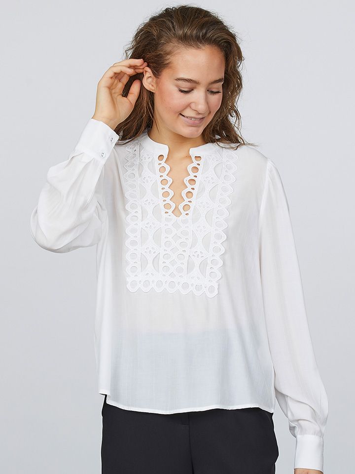 Sisters Point Blouse Viada Wit 00078105-5050