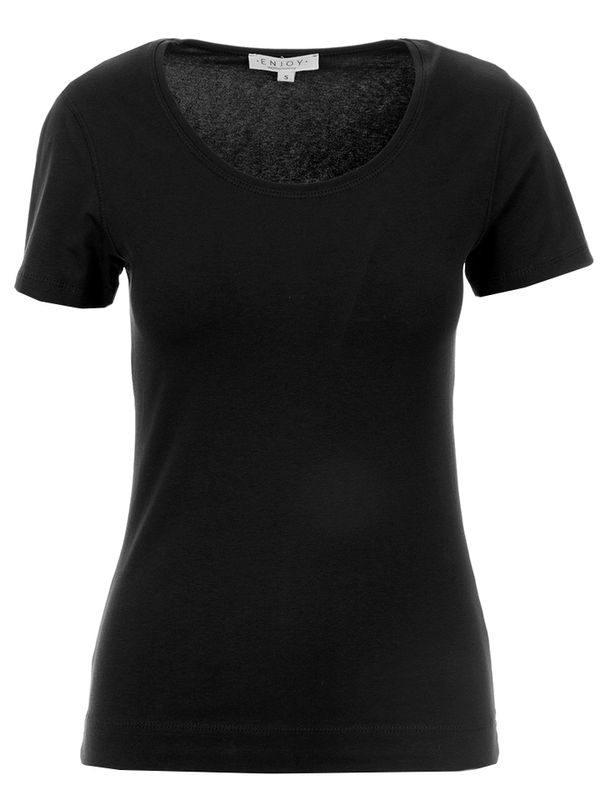 Enjoy Womenswear T-shirt Mira Zwart 2900071724035