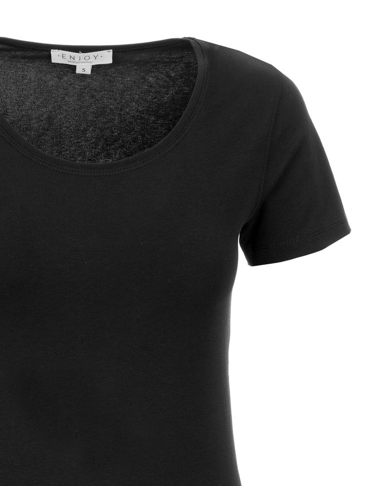 Enjoy Womenswear T-shirt Mira Zwart 00078335-7500