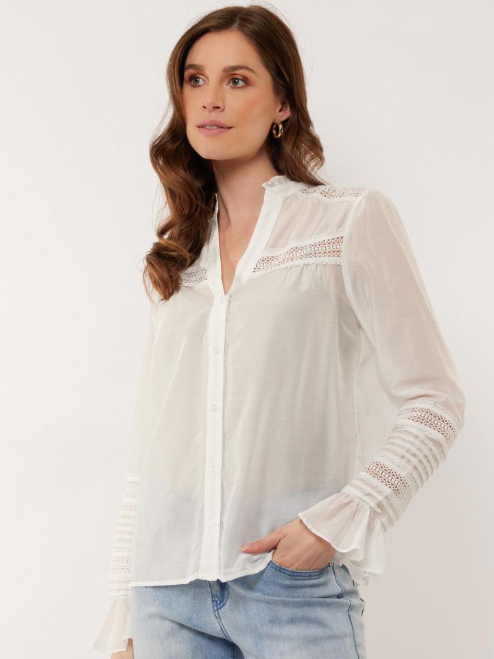 G-Maxx Blouse Nynke Wit 00078379-5050