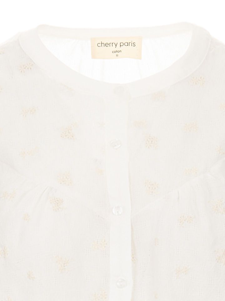 From Paris with Love Blouse Cherry Off white 00078390-5000