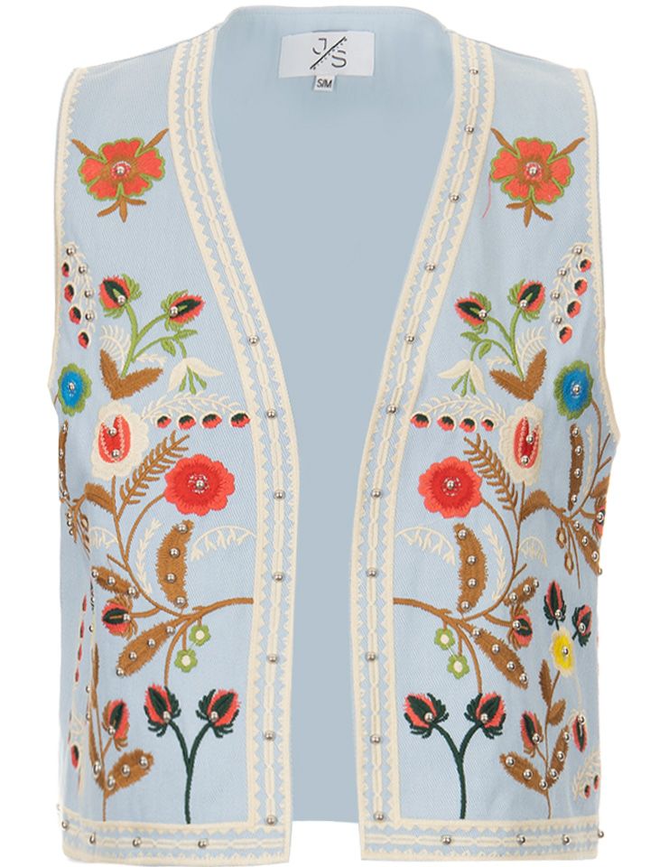 From Paris with Love Gilet Millie Blauw 00078394-1600
