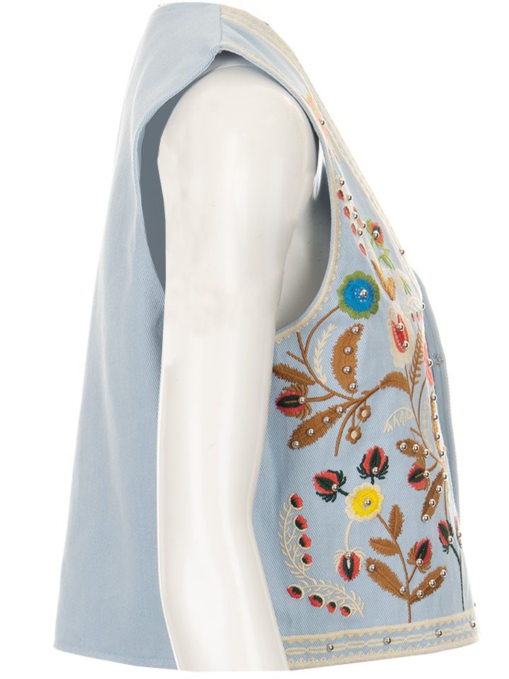 From Paris with Love Gilet Millie Blauw 00078394-1600