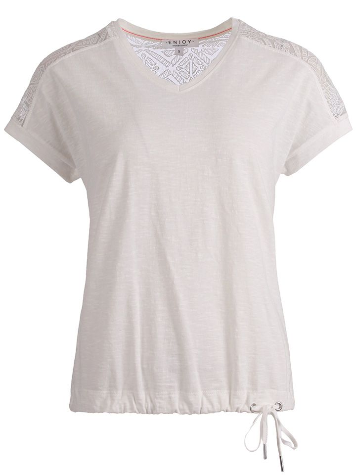 Enjoy Womenswear T-shirt Elke Off white 00078494-5000