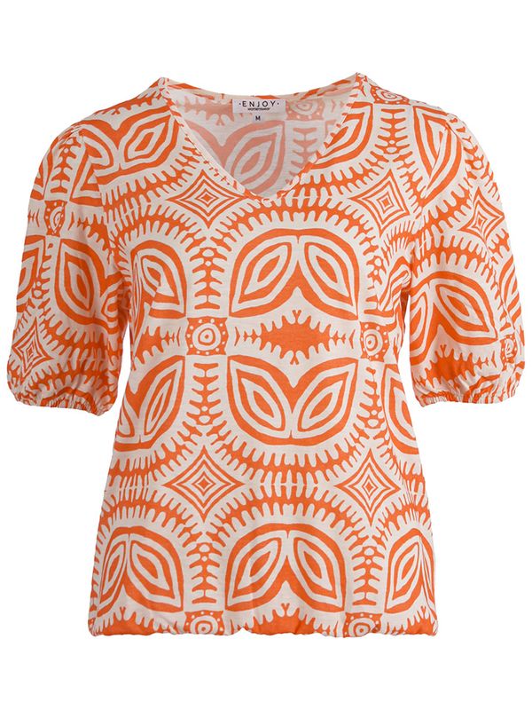 Enjoy Womenswear T-shirt Nina Oranje 2900072440040