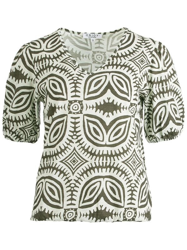Enjoy Womenswear T-shirt Nina Groen 2900072003061
