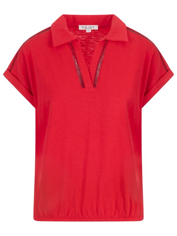 Enjoy Womenswear T-shirt June Rood 2900081265047