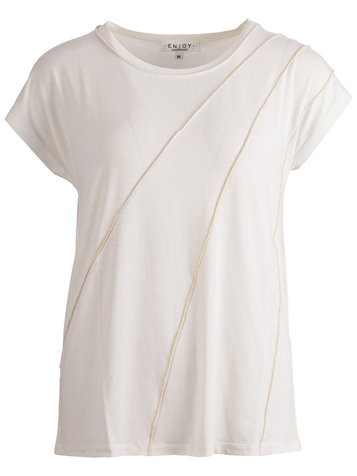 Enjoy Womenswear T-shirt Lana Off white 00078514-5000