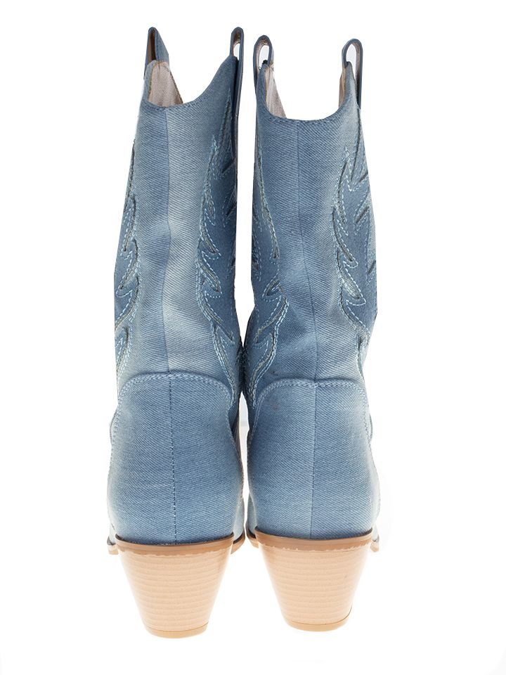 From Paris with Love Cowboyboots Merel Blauw 00078579-1850