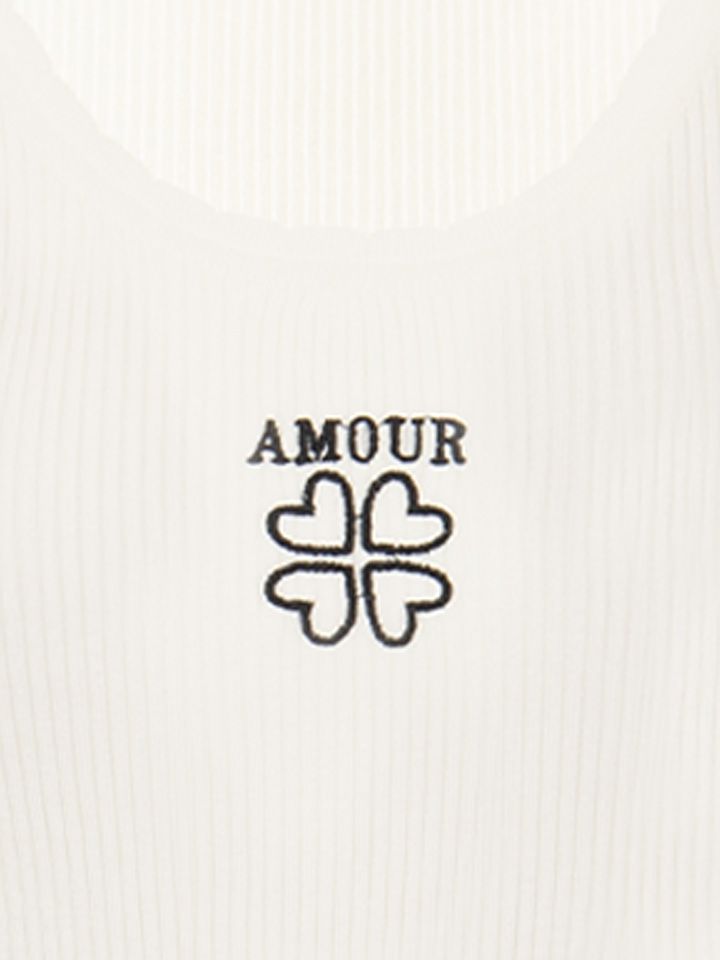 From Paris with Love Top Amour Off white 00078670-5000