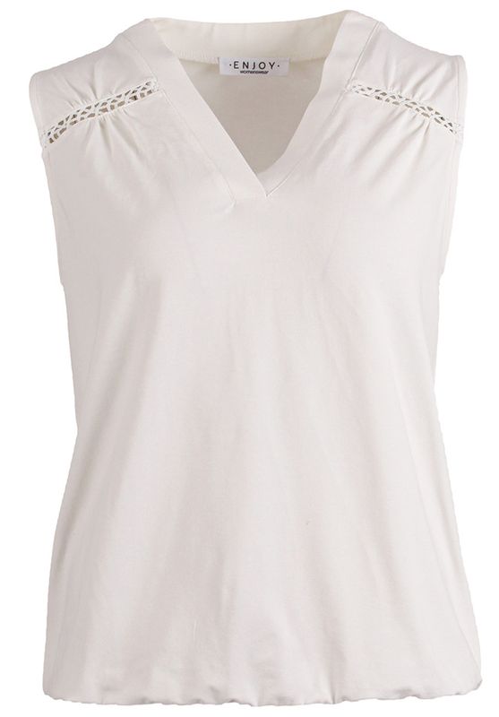 Enjoy Womenswear Top Julia Off white 2900072595047