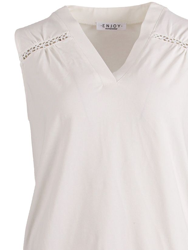 Enjoy Womenswear Top Julia Off white 00078810-5050