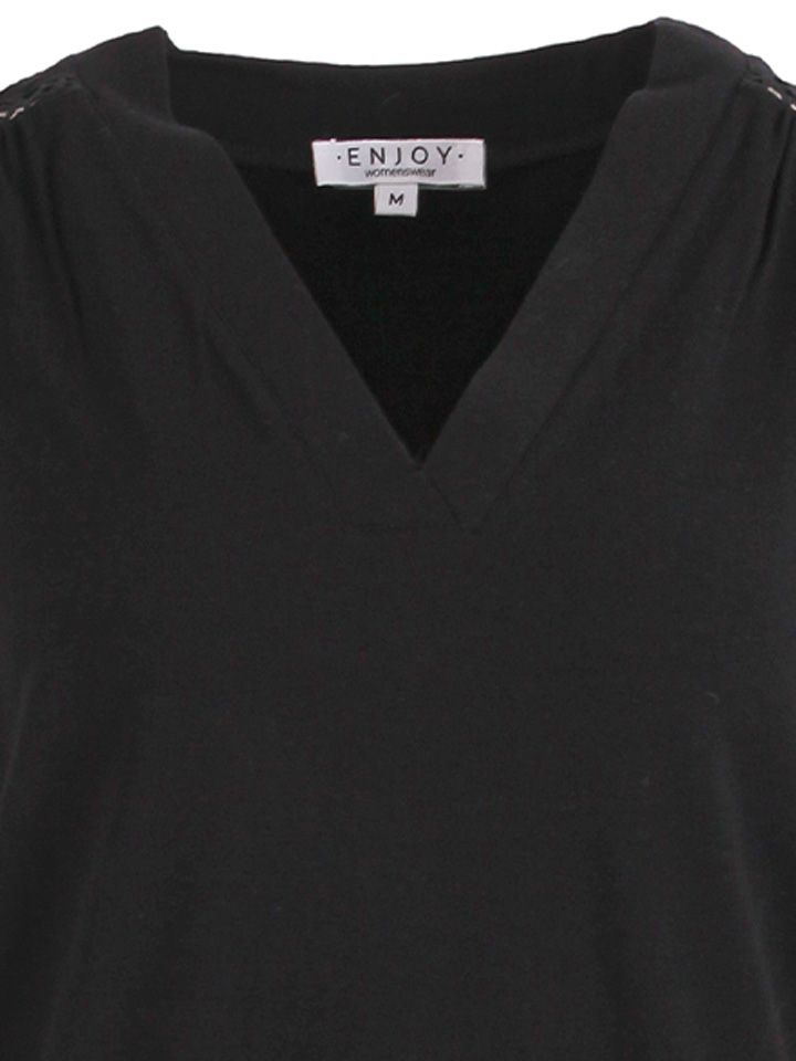 Enjoy Womenswear Top Julia Zwart 00078810-7500