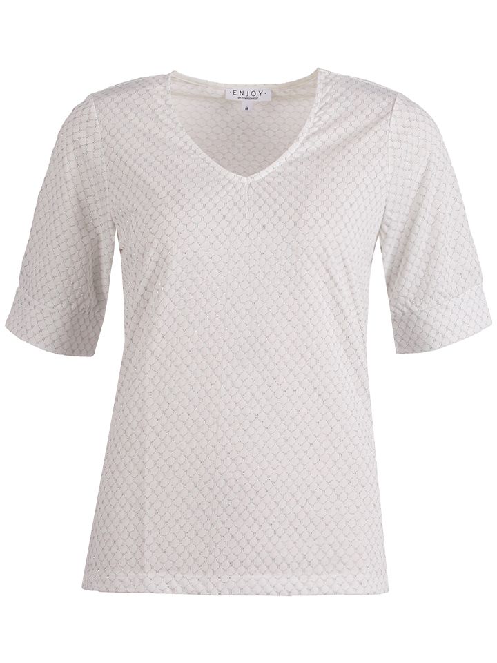 Enjoy Womenswear T-shirt Bo Off white 00078813-5000