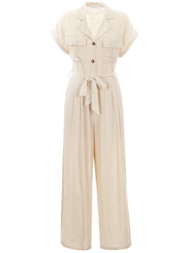 From Paris with Love Jumpsuit Elenza Beige 00078887-5200