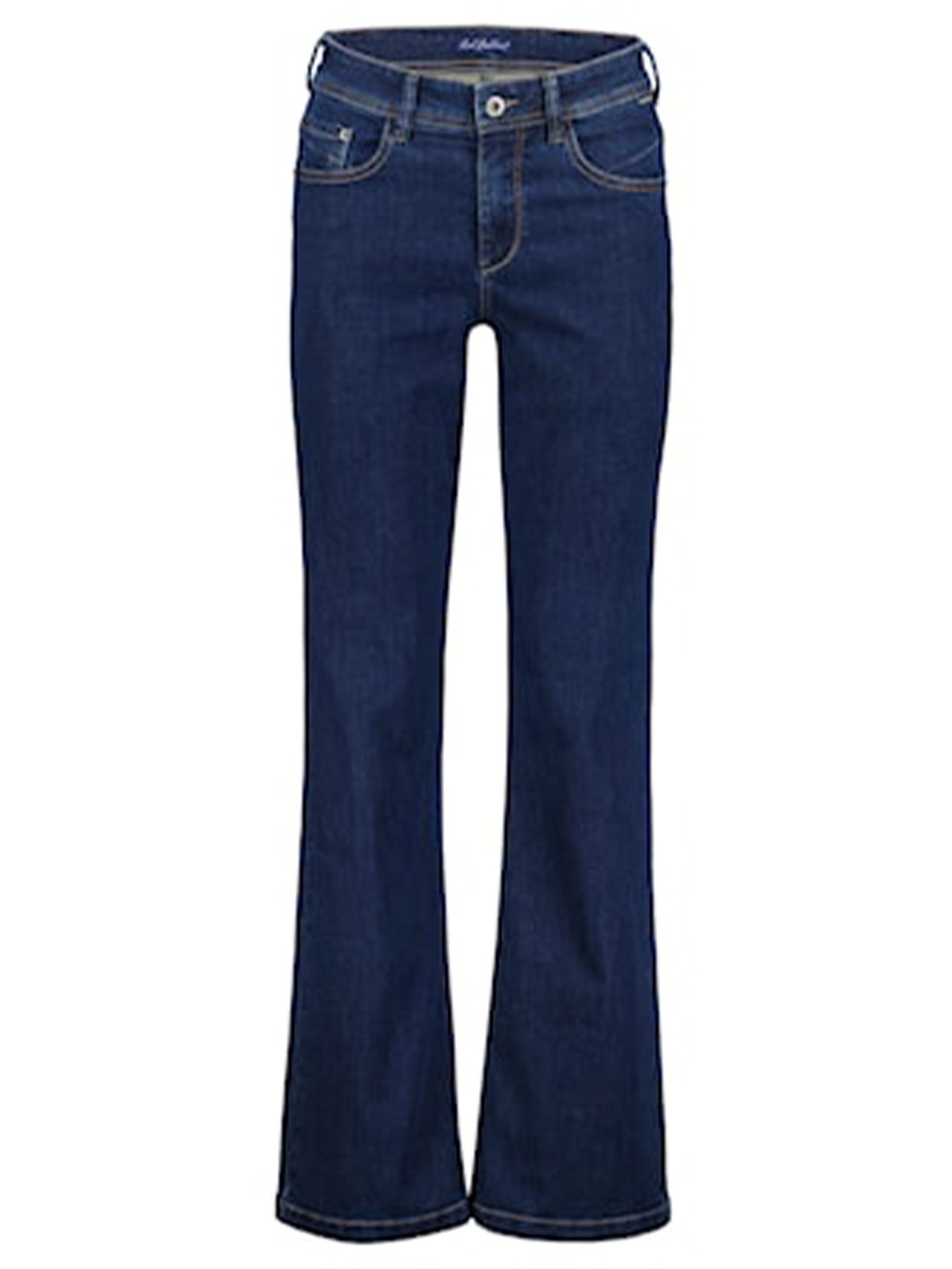 Red Button Wide Leg Jeans Colette Blauw 00078991-580