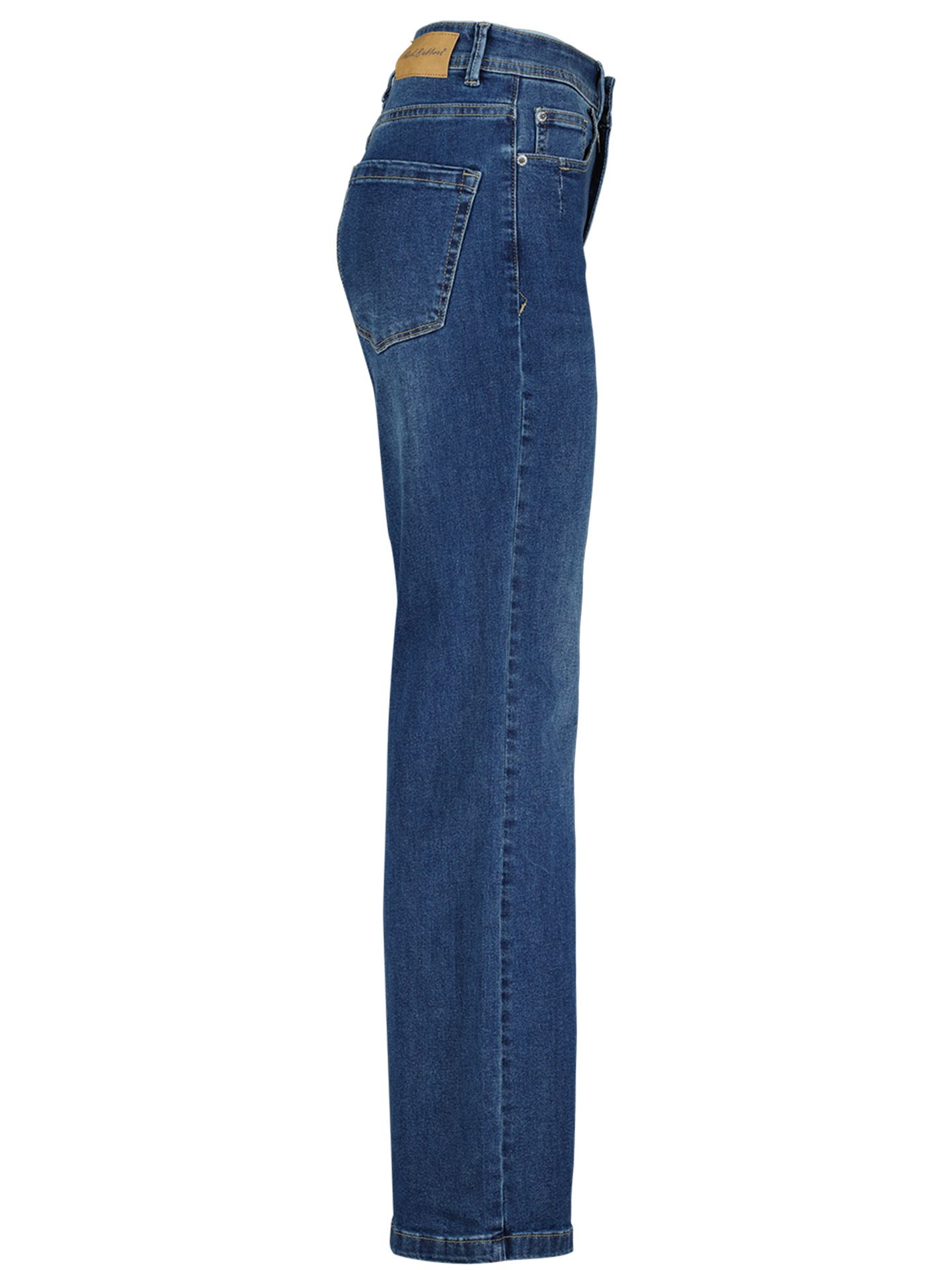 Red Button Wide Leg Jeans Colette Blauw 00078991-581