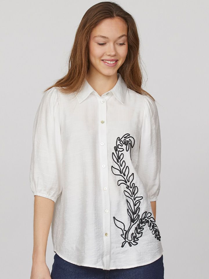 Sisters Point Blouse Vibby Off white 00079011-5050
